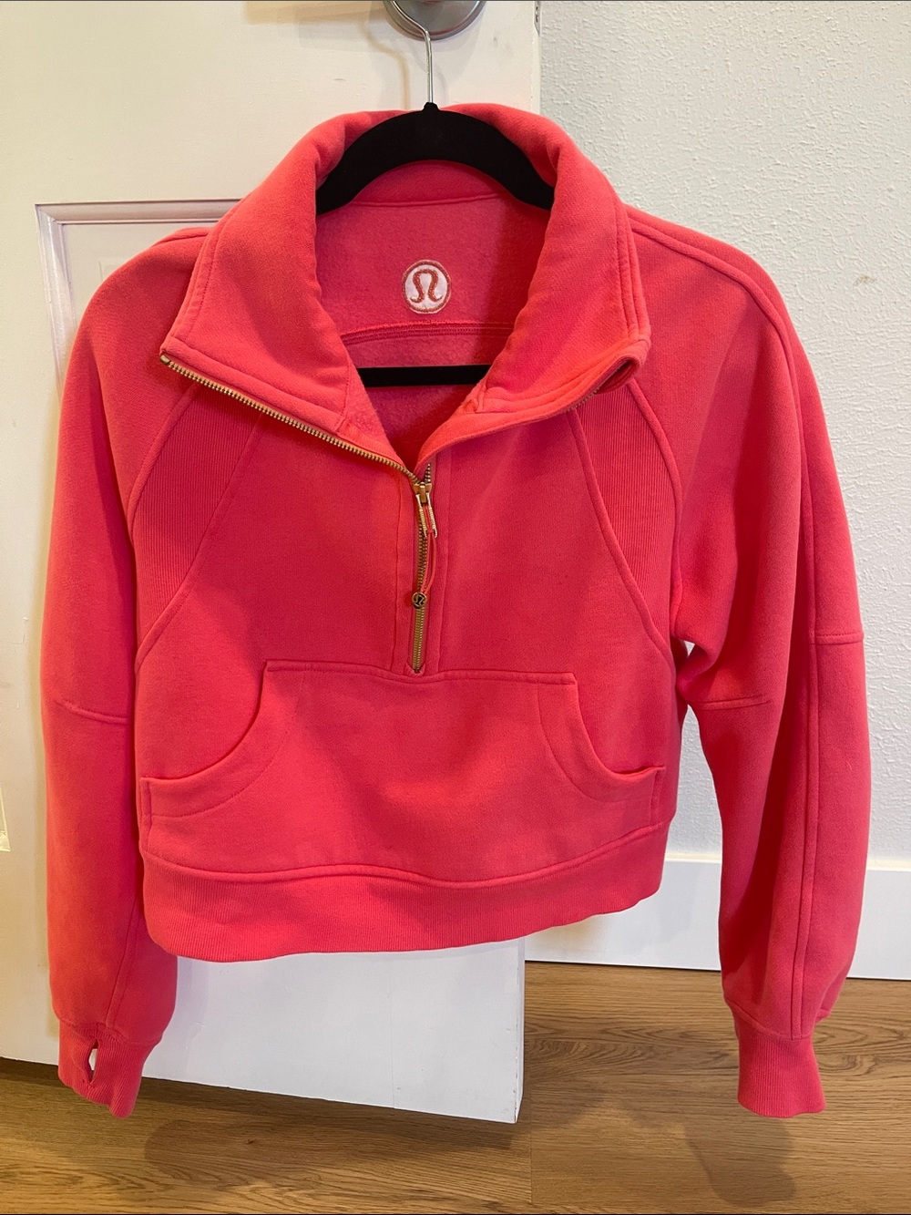lululemon athletica Coral Half-Zip Cowl Pullover